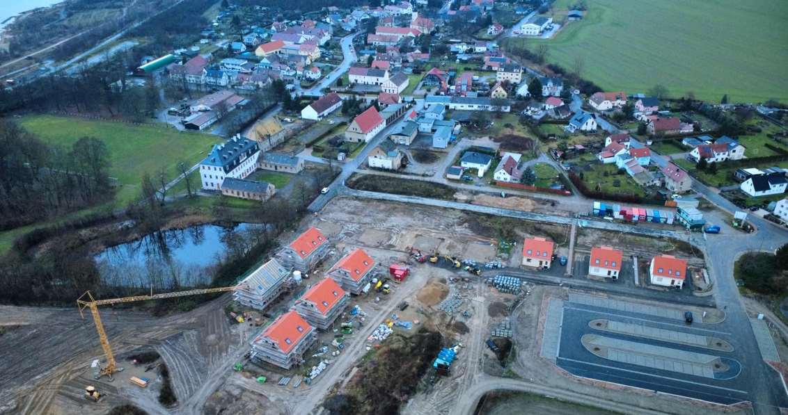 Luftbild Ortsmitte Störmthal